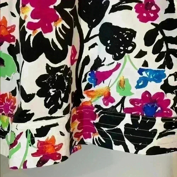 Sportelle floral print lightweight jacket, size XL - Picture 4 of 7